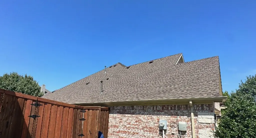 Completed roof replacement project in Larkspur